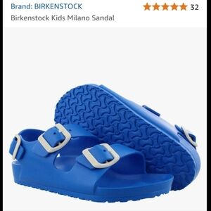 Birkenstock Milano Kids EVA sandals,3 adjustable straps,25/7 Toddler